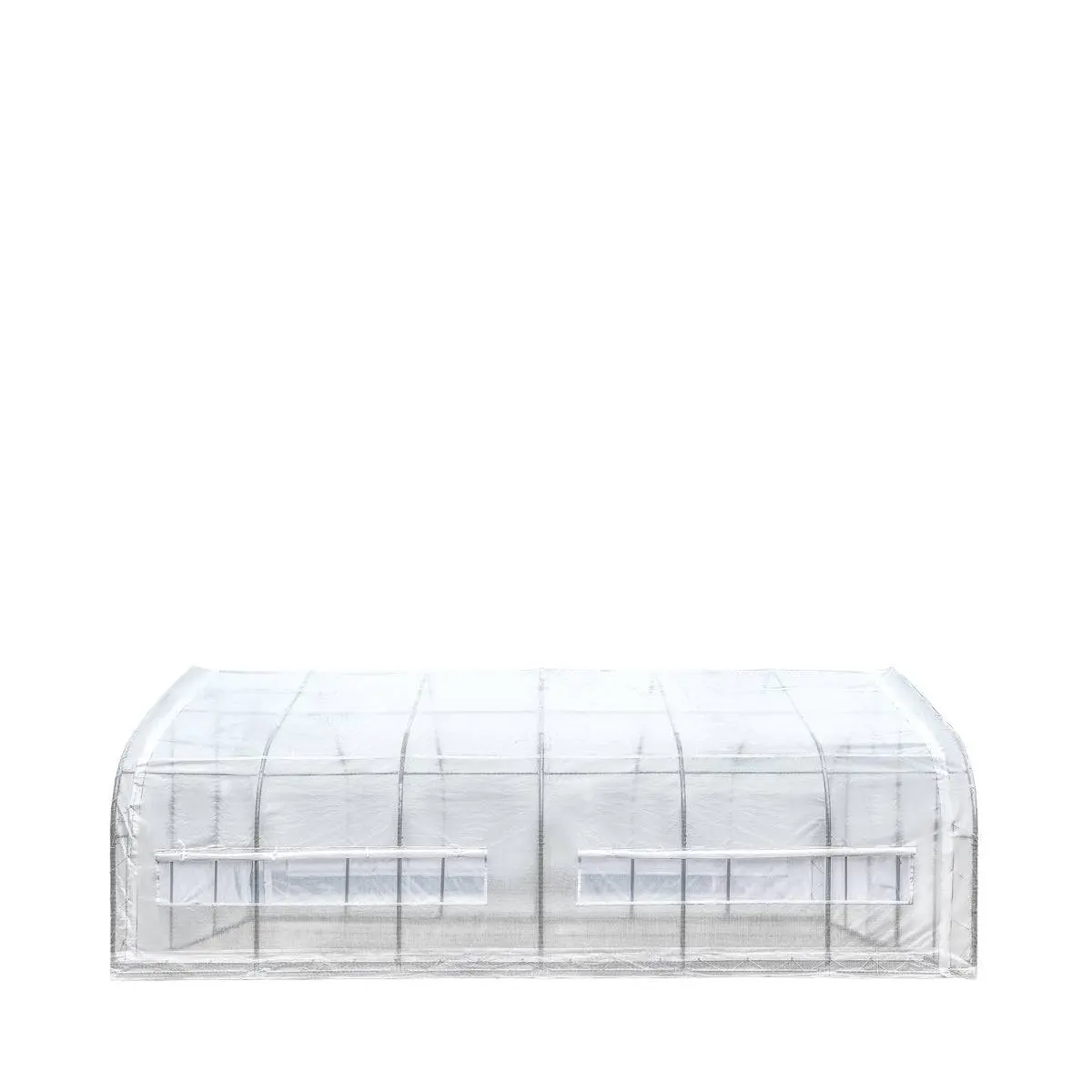 20' x 30' Tunnel Greenhouse Grow Tent w/12 Mil Ripstop Leno Mesh Cover, Cold Frame, Roll-up Windows, Peak Ceiling Roof, TMG-GH2030 - Image 13