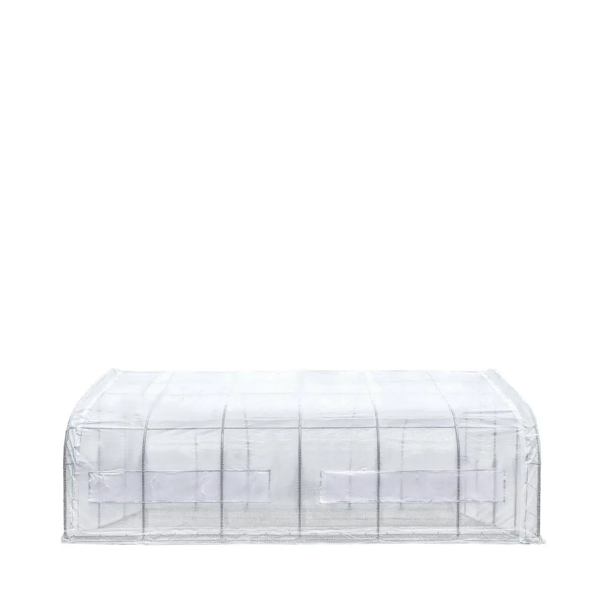 20' x 30' Tunnel Greenhouse Grow Tent w/12 Mil Ripstop Leno Mesh Cover, Cold Frame, Roll-up Windows, Peak Ceiling Roof, TMG-GH2030 - Image 14