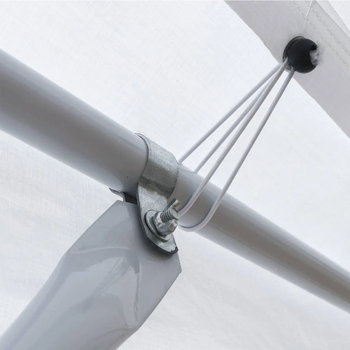 20' x 40' Heavy Duty Outdoor Party Tent, PE tarpaulin fabric, 6'6" Overhead, 10' Peak Ceiling TMG-PT2040A - Image 14