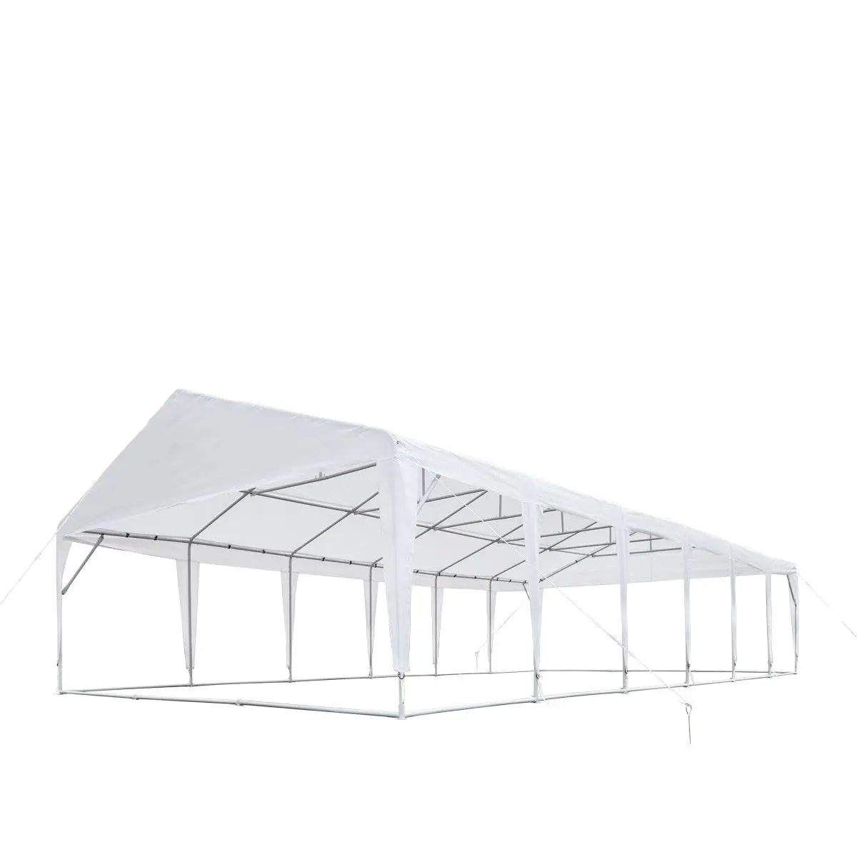 20' x 40' Heavy Duty Outdoor Party Tent, PE tarpaulin fabric, 6'6" Overhead, 10' Peak Ceiling TMG-PT2040A - Image 6