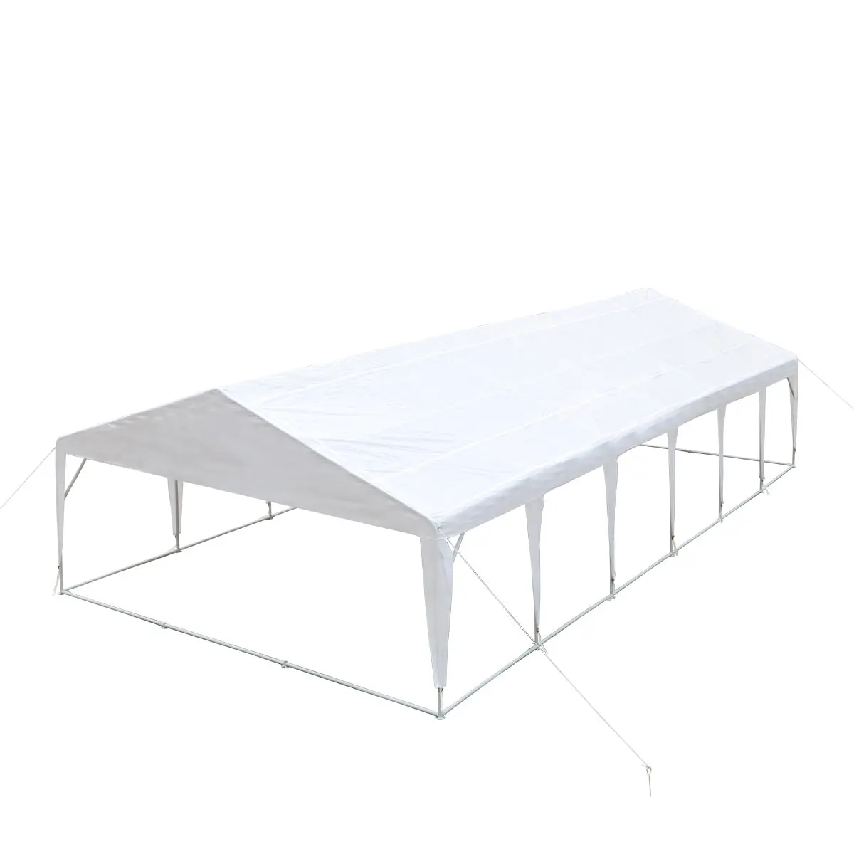 20' x 40' Heavy Duty Outdoor Party Tent, PE tarpaulin fabric, 6'6" Overhead, 10' Peak Ceiling TMG-PT2040A - Image 9