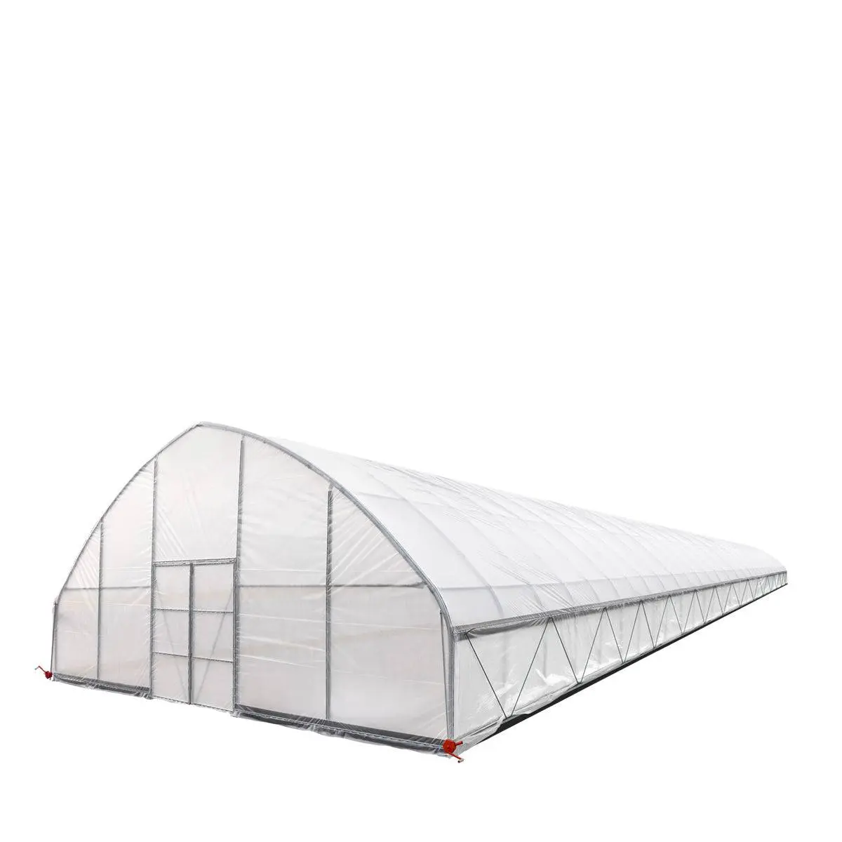 30' x 120' Commercial Tunnel Greenhouse with 6 Mil Clear Poly Covers and Roll-Up Sides TMG-GH30120 - Image 10