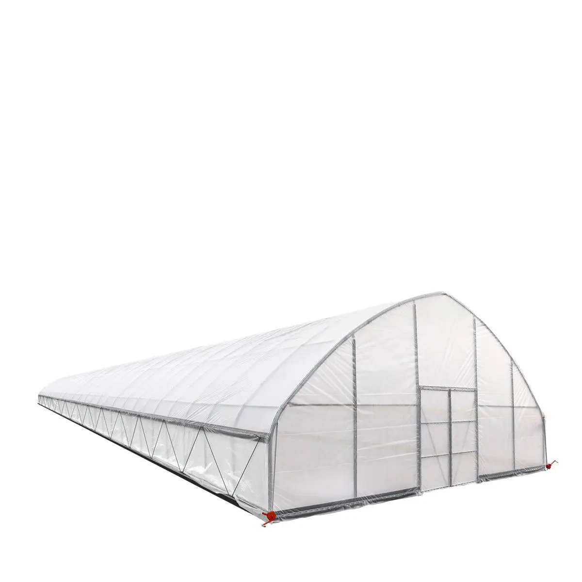 30' x 120' Commercial Tunnel Greenhouse with 6 Mil Clear Poly Covers and Roll-Up Sides TMG-GH30120 - Image 11