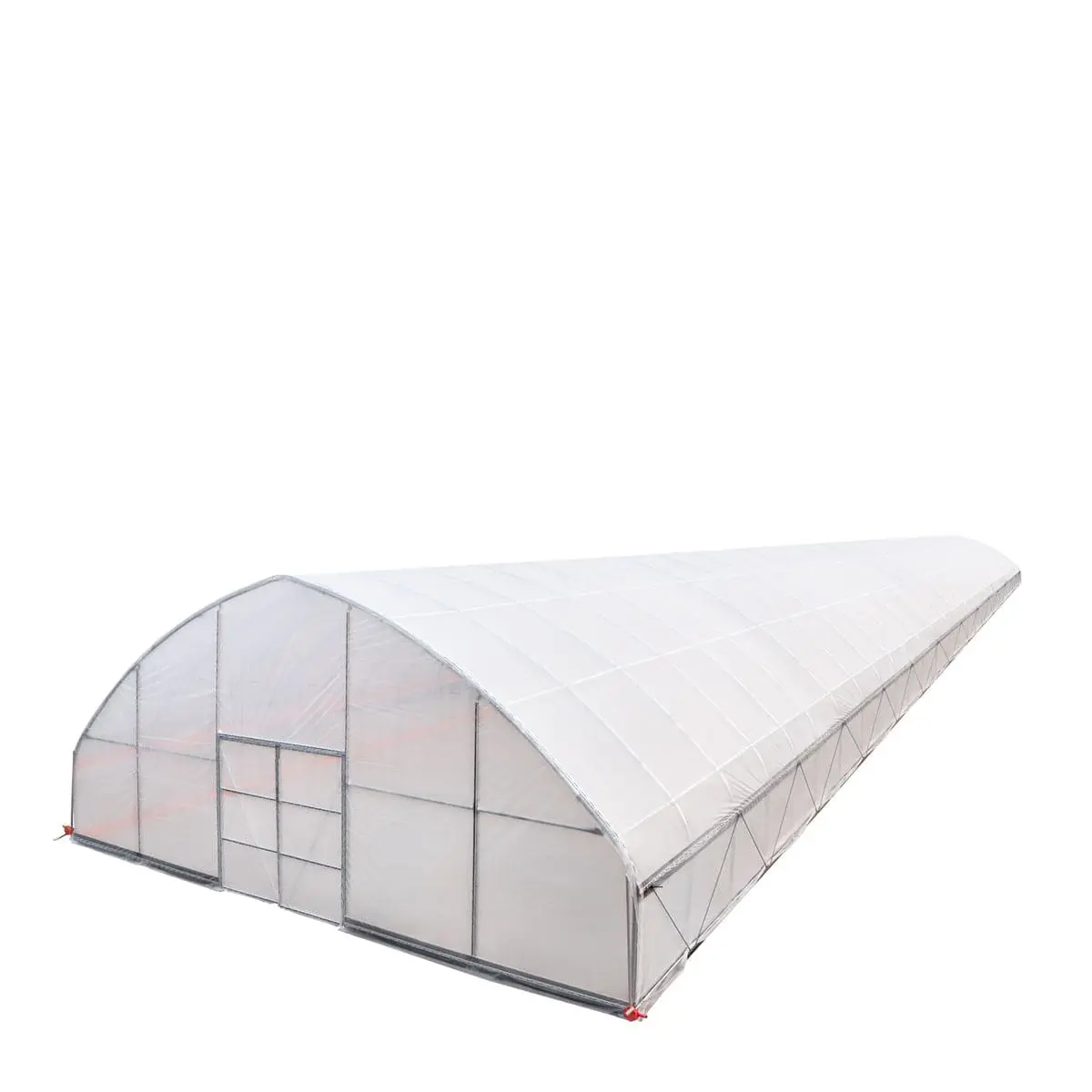 30' x 120' Commercial Tunnel Greenhouse with 6 Mil Clear Poly Covers and Roll-Up Sides TMG-GH30120 - Image 12
