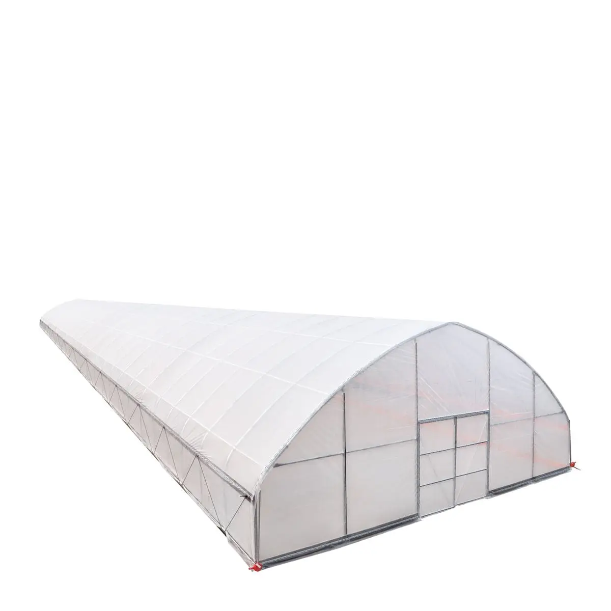 30' x 120' Commercial Tunnel Greenhouse with 6 Mil Clear Poly Covers and Roll-Up Sides TMG-GH30120 - Image 13