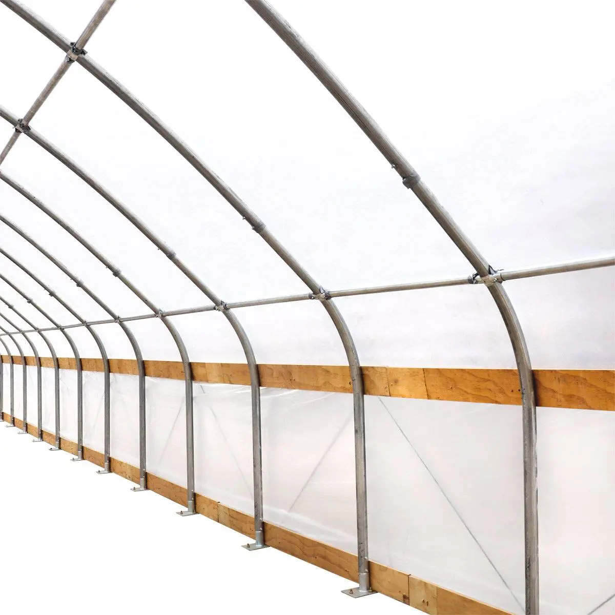 30' x 120' Commercial Tunnel Greenhouse with 6 Mil Clear Poly Covers and Roll-Up Sides TMG-GH30120 - Image 21