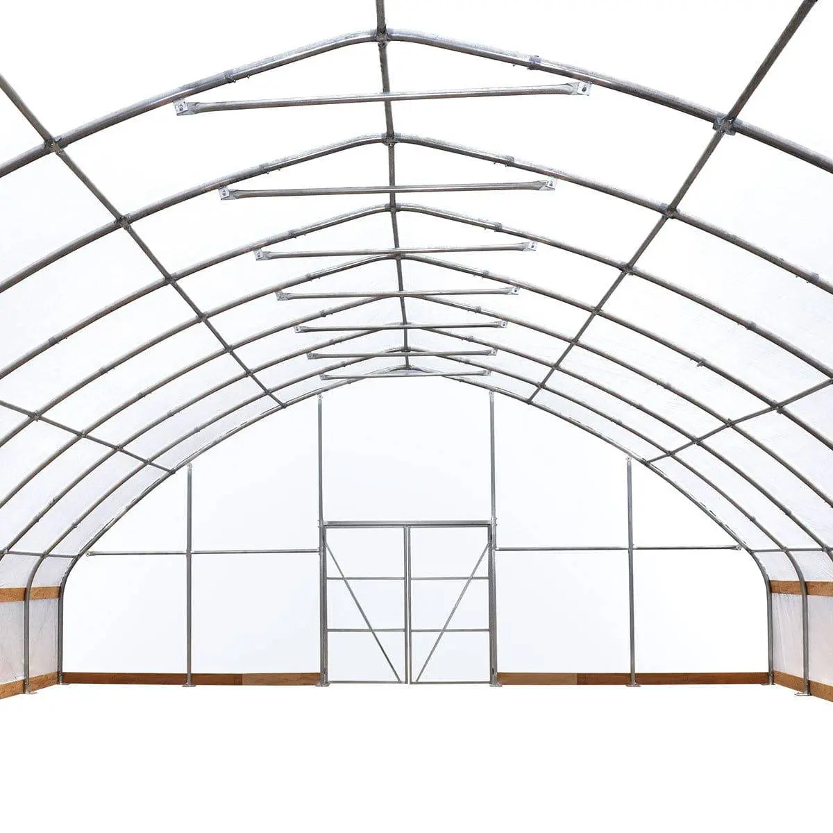 30' x 120' Commercial Tunnel Greenhouse with 6 Mil Clear Poly Covers and Roll-Up Sides TMG-GH30120 - Image 22