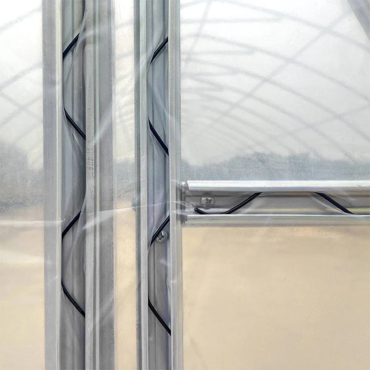 30' x 120' Commercial Tunnel Greenhouse with 6 Mil Clear Poly Covers and Roll-Up Sides TMG-GH30120 - Image 23