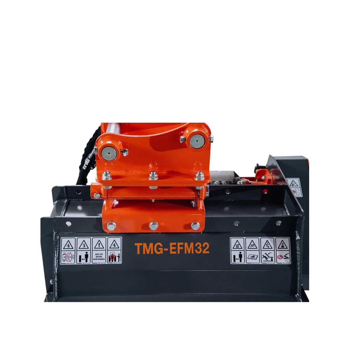 32" Flail Mower Brush Cutter for Mini to Midsize Excavators and Backhoes TMG-EFM32 - Image 7
