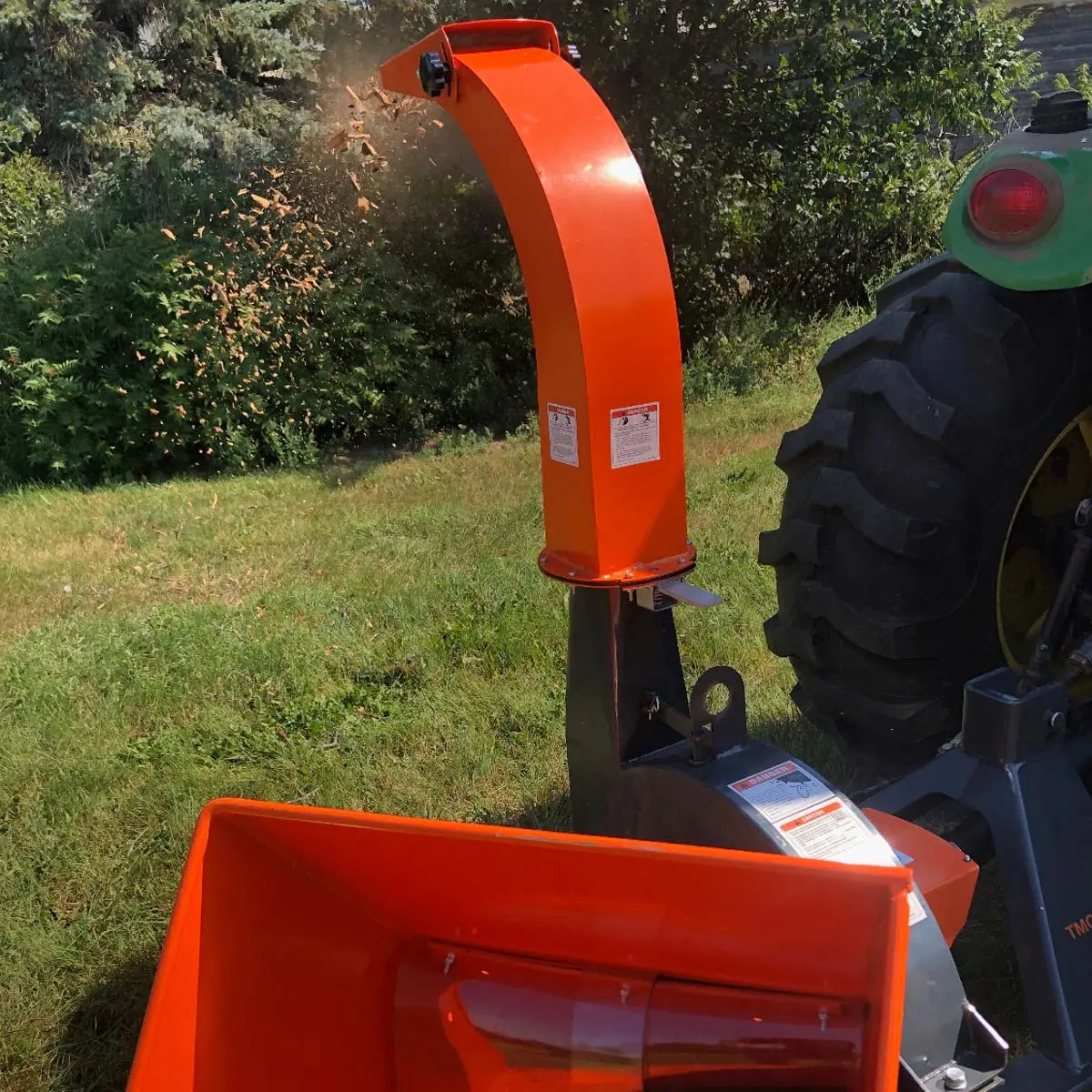 Sub Compact Wood Chipper, 4" Chipping Capacity, 3-Point Category 1 Hookup, 30-50 HP Tractor, TMG-WC42 - Image 3