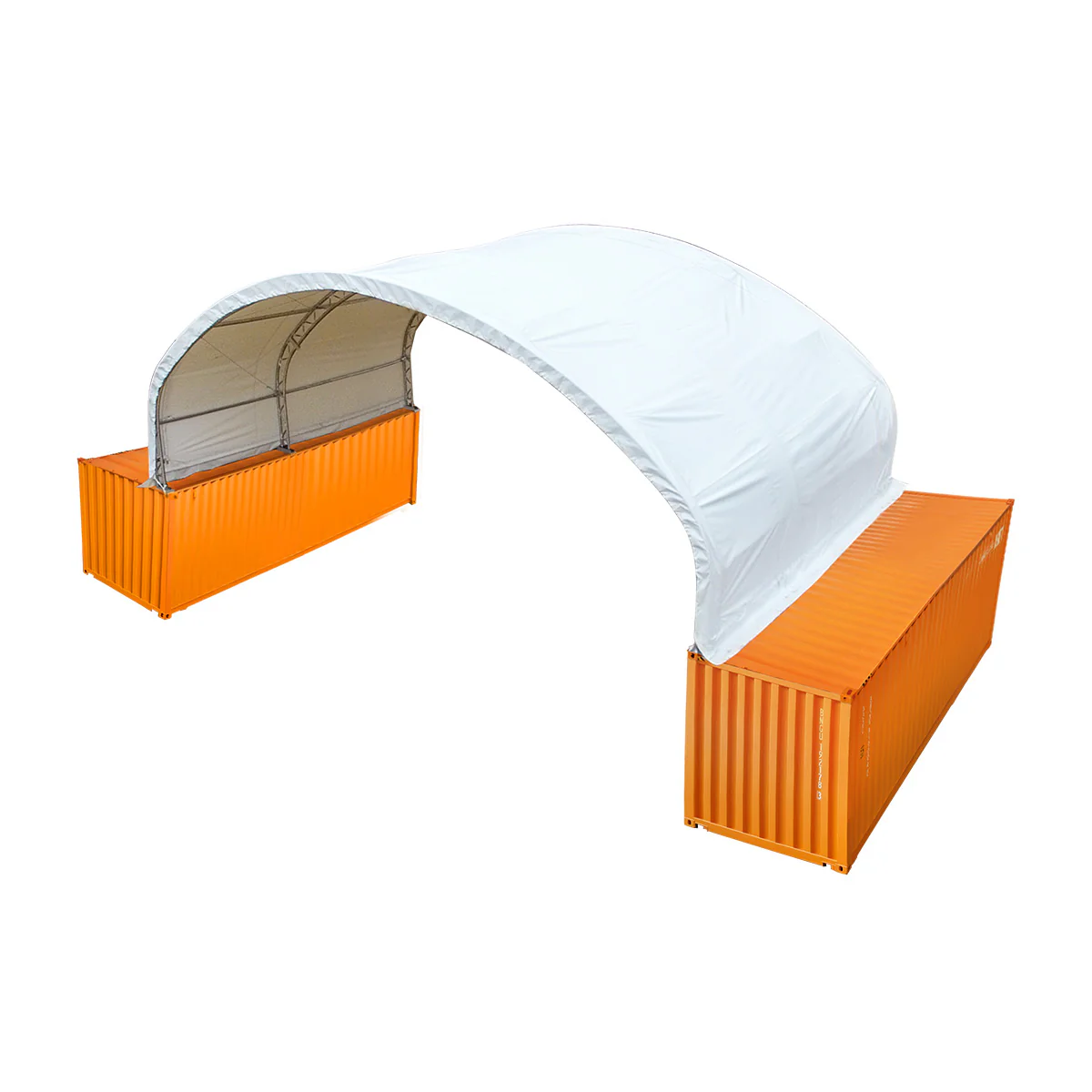 40' x 20' Dual Truss Container Shelter with Heavy Duty 21 oz PVC Cover, TMG-DT4022C - Image 11