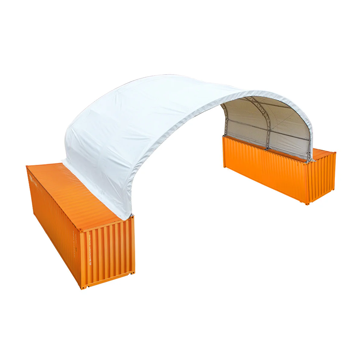 40' x 20' Dual Truss Container Shelter with Heavy Duty 21 oz PVC Cover, TMG-DT4022C - Image 12