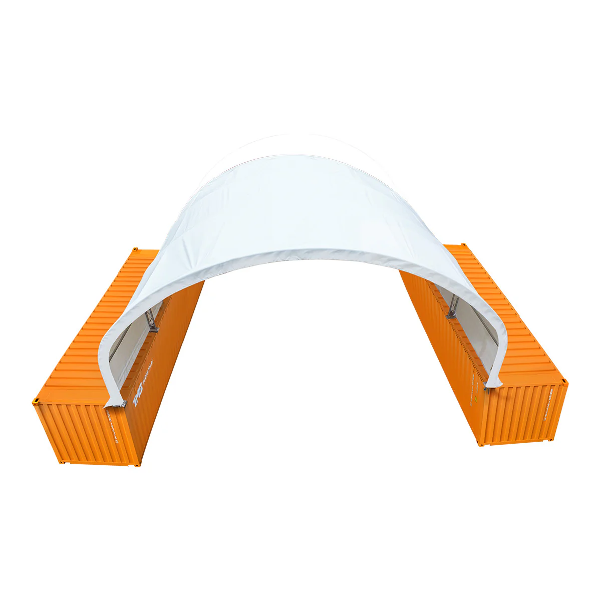 40' x 20' Dual Truss Container Shelter with Heavy Duty 21 oz PVC Cover, TMG-DT4022C - Image 13