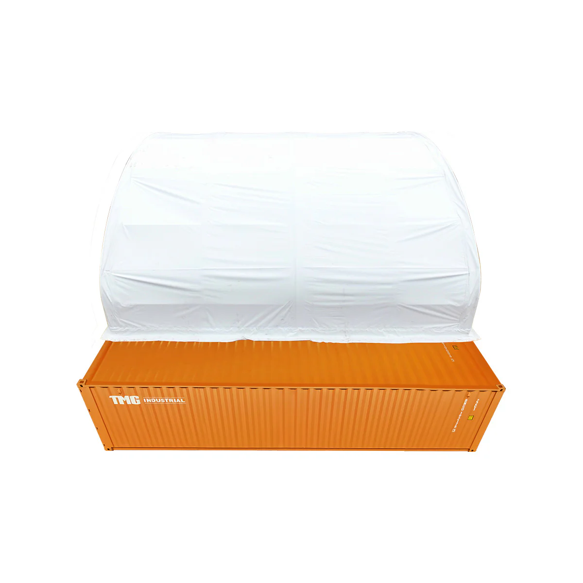 40' x 20' Dual Truss Container Shelter with Heavy Duty 21 oz PVC Cover, TMG-DT4022C - Image 14