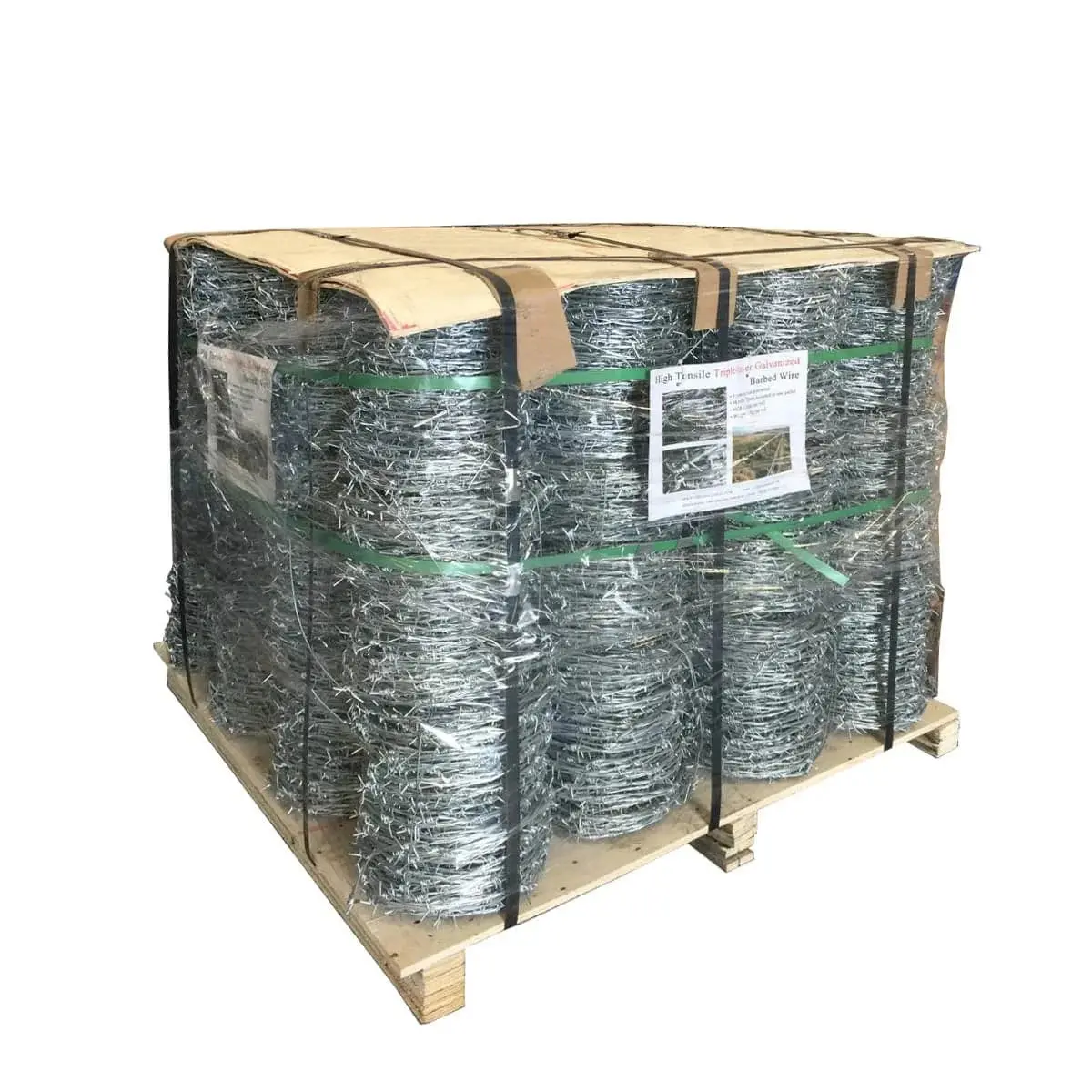500-ft Barbed Wire, Triple-Layer Galvanized, High Tensile Strength, TMG-BW15 - Image 5