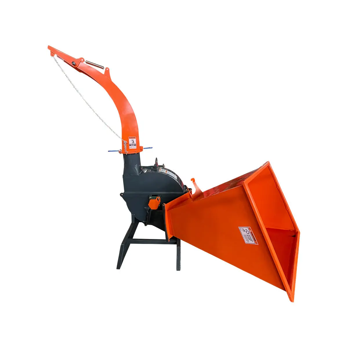 6" 3-Point Hitch Wood Chipper, Reversible/Hardened Blades, 360° Swiveling Chute, 40-80 HP Tractors, TMG-WC60 - Image 6