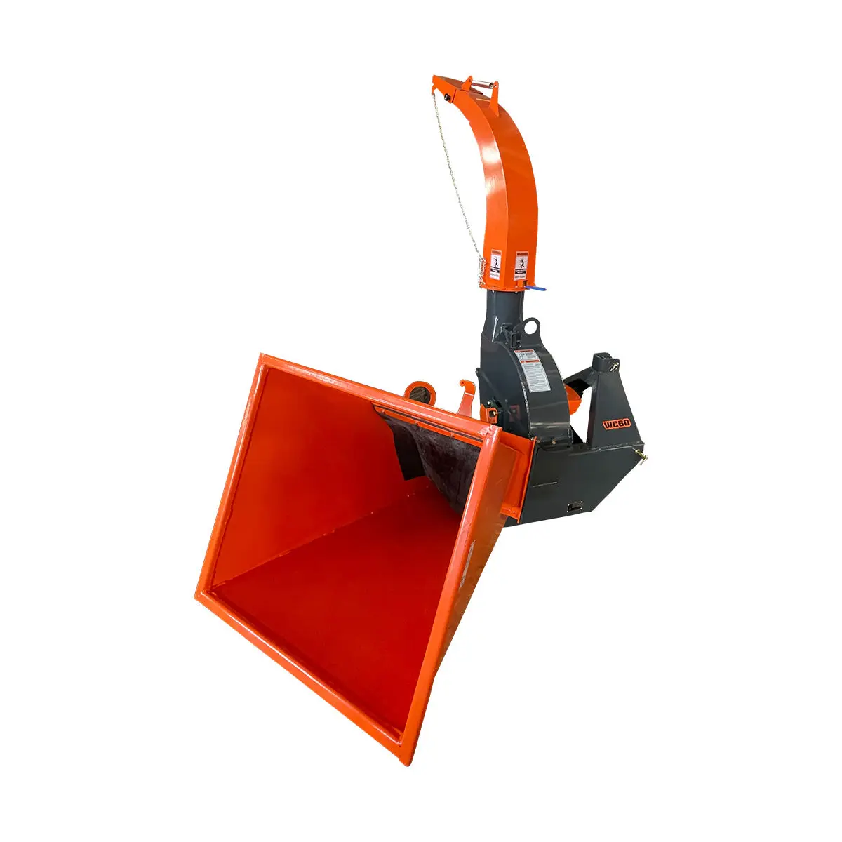 6" 3-Point Hitch Wood Chipper, Reversible/Hardened Blades, 360° Swiveling Chute, 40-80 HP Tractors, TMG-WC60 - Image 7