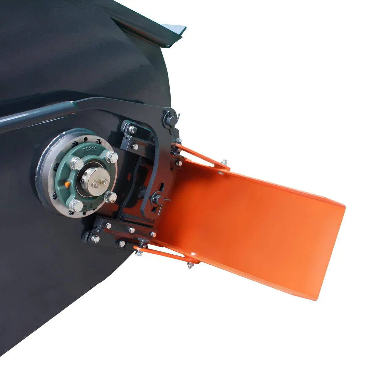 Industrial 60" Skid Steer Concrete Mixer Attachment, Side Chute Dispenser & Bag Splitter, Universal Mount, 16 Cu-Ft Capacity, TMG-SCM61 - Image 12