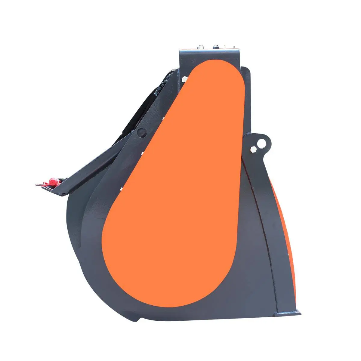 Industrial 60" Skid Steer Concrete Mixer Attachment, Side Chute Dispenser & Bag Splitter, Universal Mount, 16 Cu-Ft Capacity, TMG-SCM61 - Image 4
