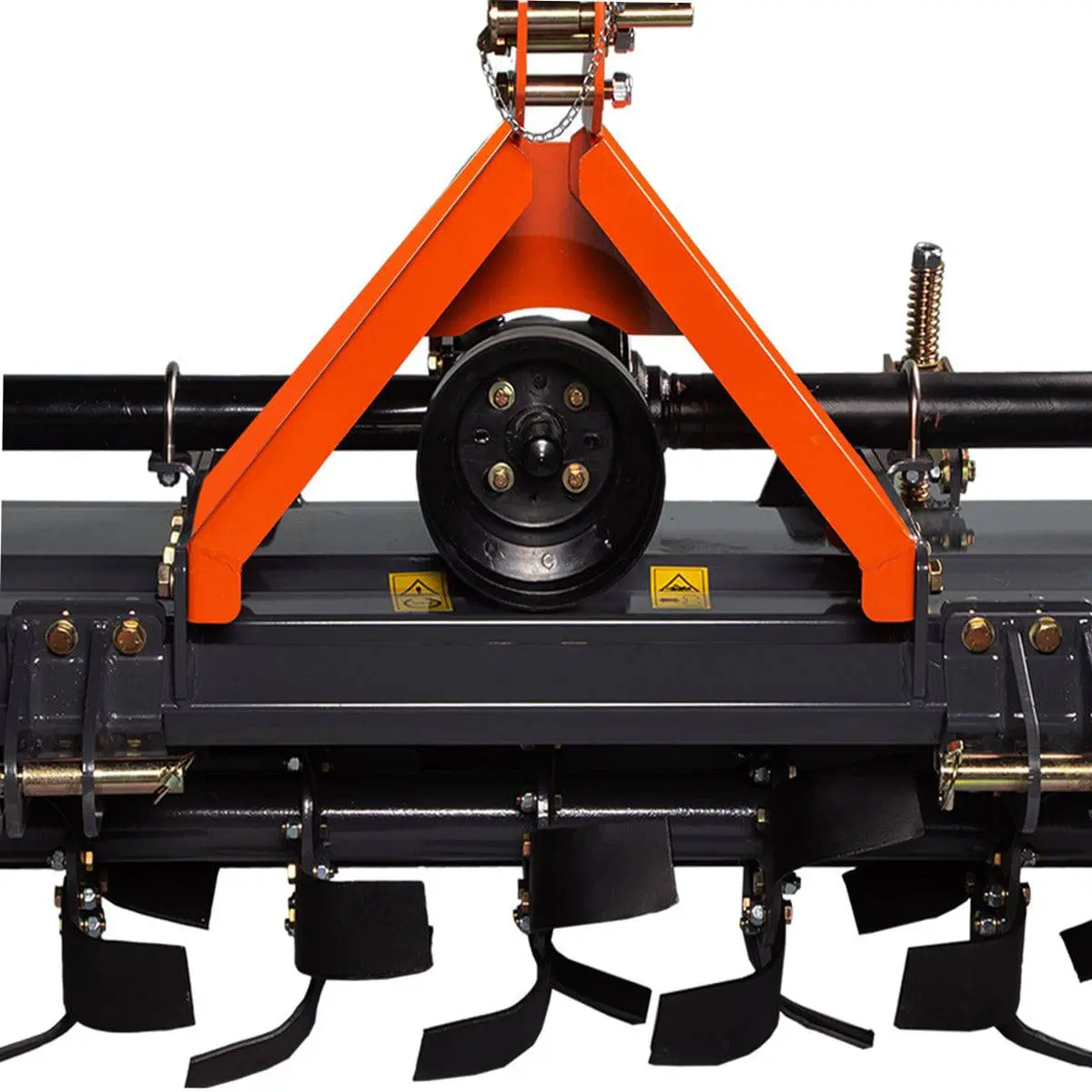 70" 3-Point Hitch Rotary Tiller, 35-55 HP Tractor, 6" Tilling Depth, PTO Shaft Included, Category 1 & 2 Hookup, TMG-RT175 - Image 12