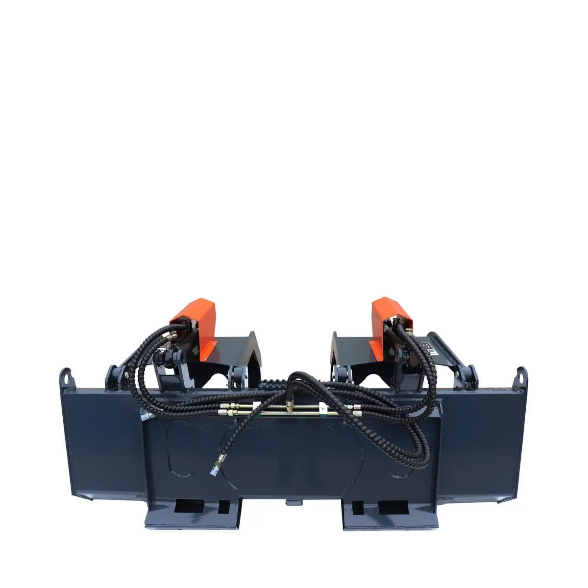 72" Skid Steer Solid Bottom Grapple Bucket, 35" Grab Opening, Dual Cylinder Arms, 3000-lb Capacity, 30-70 HP, TMG-GB72 - Image 9