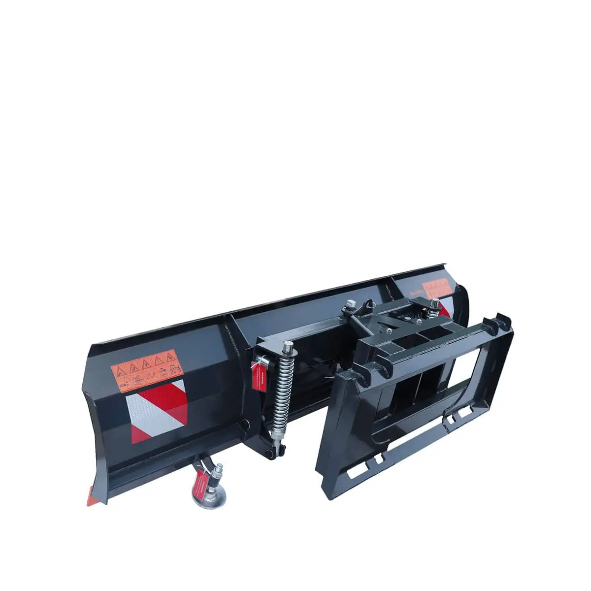94" Skid Steer Dozer Blade/Snow Plow Pusher, 30° Left & Right, Bolt-On Cutting Edge, Adjustable Skid Shoes, Universal Quick Mount, TMG-DB94 - Image 8