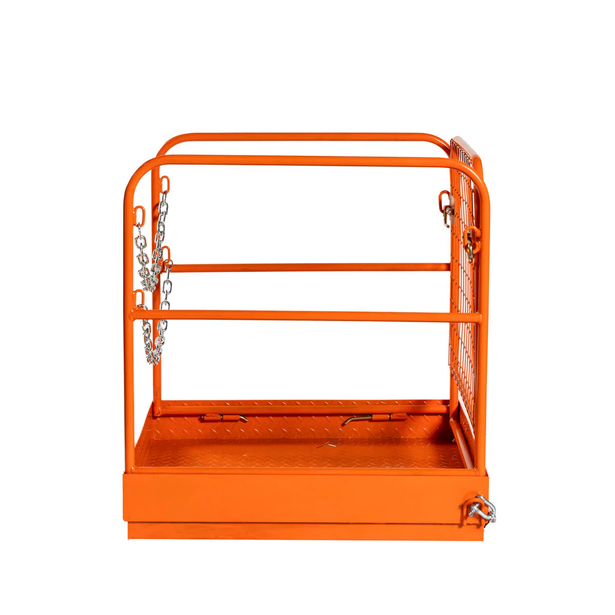 Forklift Work Platform 36"x36", 800 lb Capacity, Foldable Safety Cage with Hand Rails and Non-Slip Floor, TMG-FWP08 - Image 6