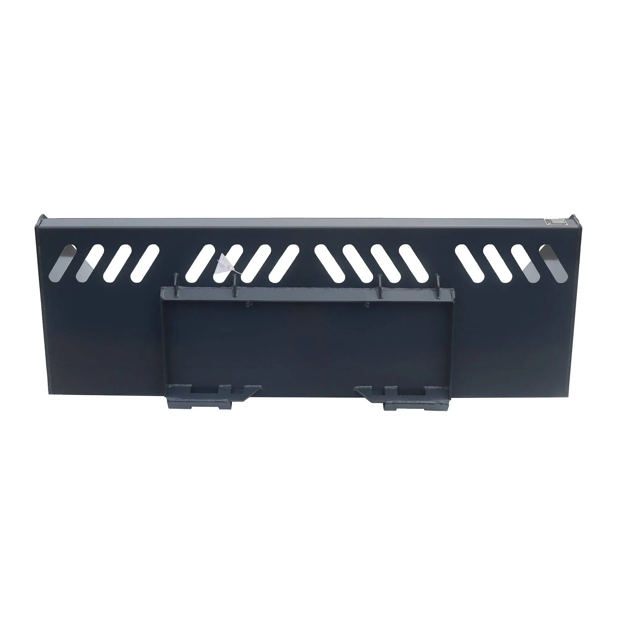 Heavy-Duty 84" Skid Steer Snow/Mulch Bucket, Bolt-On Cut Edge, 1500-lb Weight Capacity, Universal Quick Mount, TMG-SN84 - Image 7