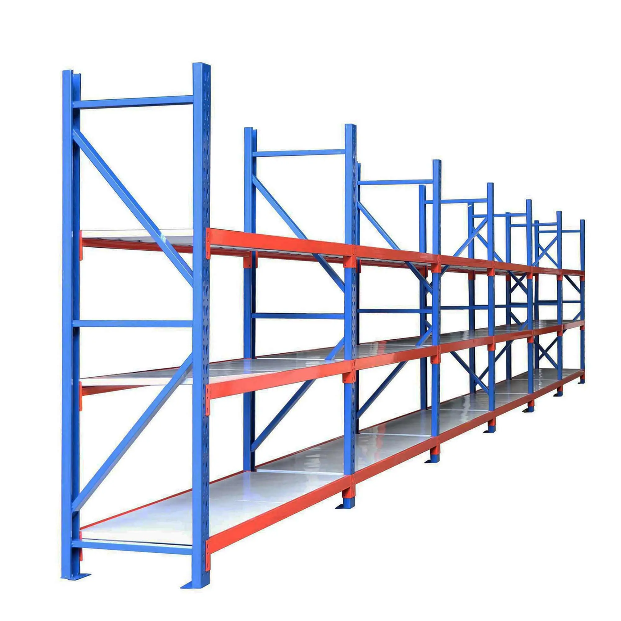 39' Metal Garage/Workshop Storage Shelves, Heavy-Duty Steel Frames, 700 lb Shelf Capacity, Shop Organization, TMG-WH39 - Image 3