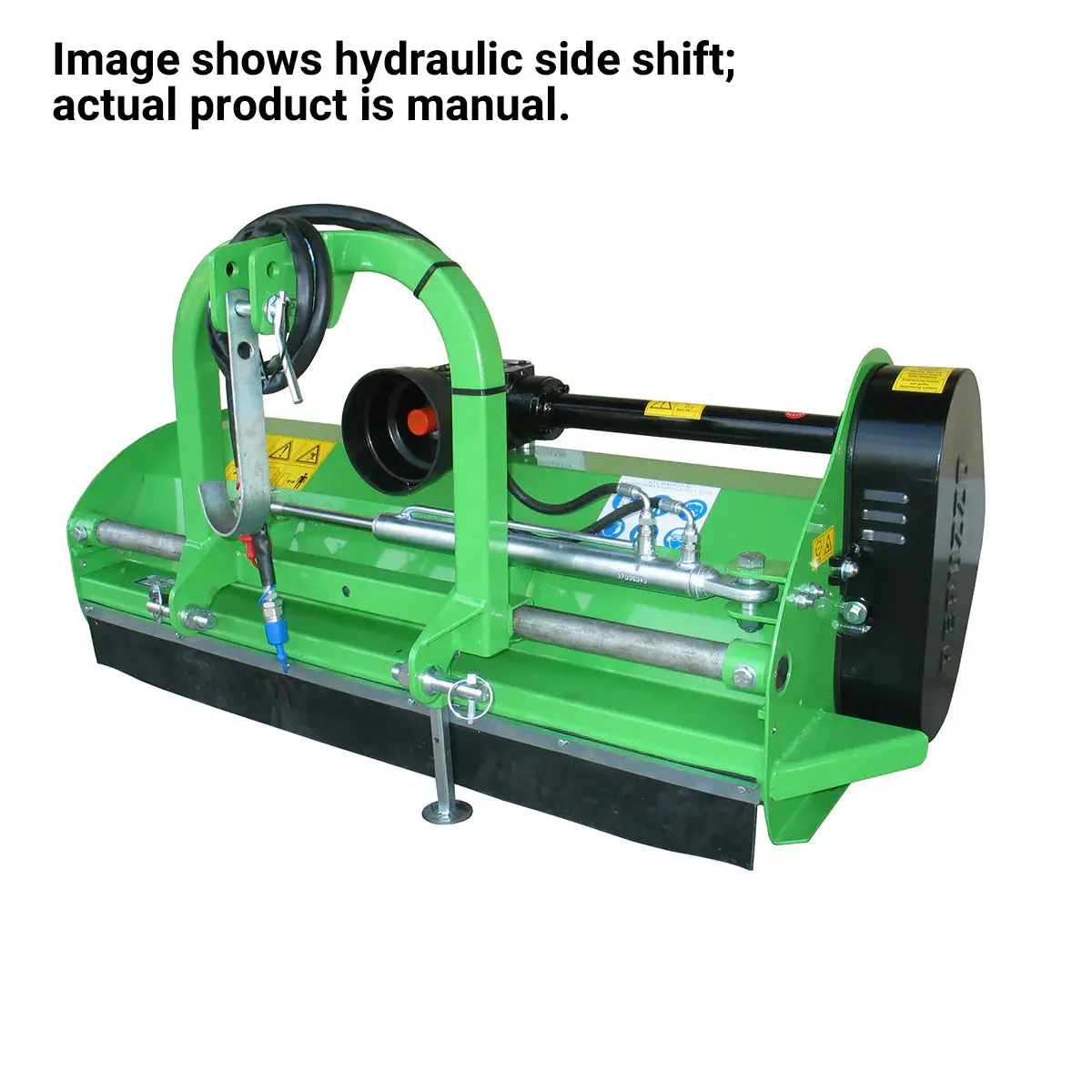 Peruzzo 57.5" Rear Mounted Side Shift Flail Mower for 22-30HP Tractors, MFR#: FOX-S 1600, Made in Italy TMG-PE9432 - Image 2