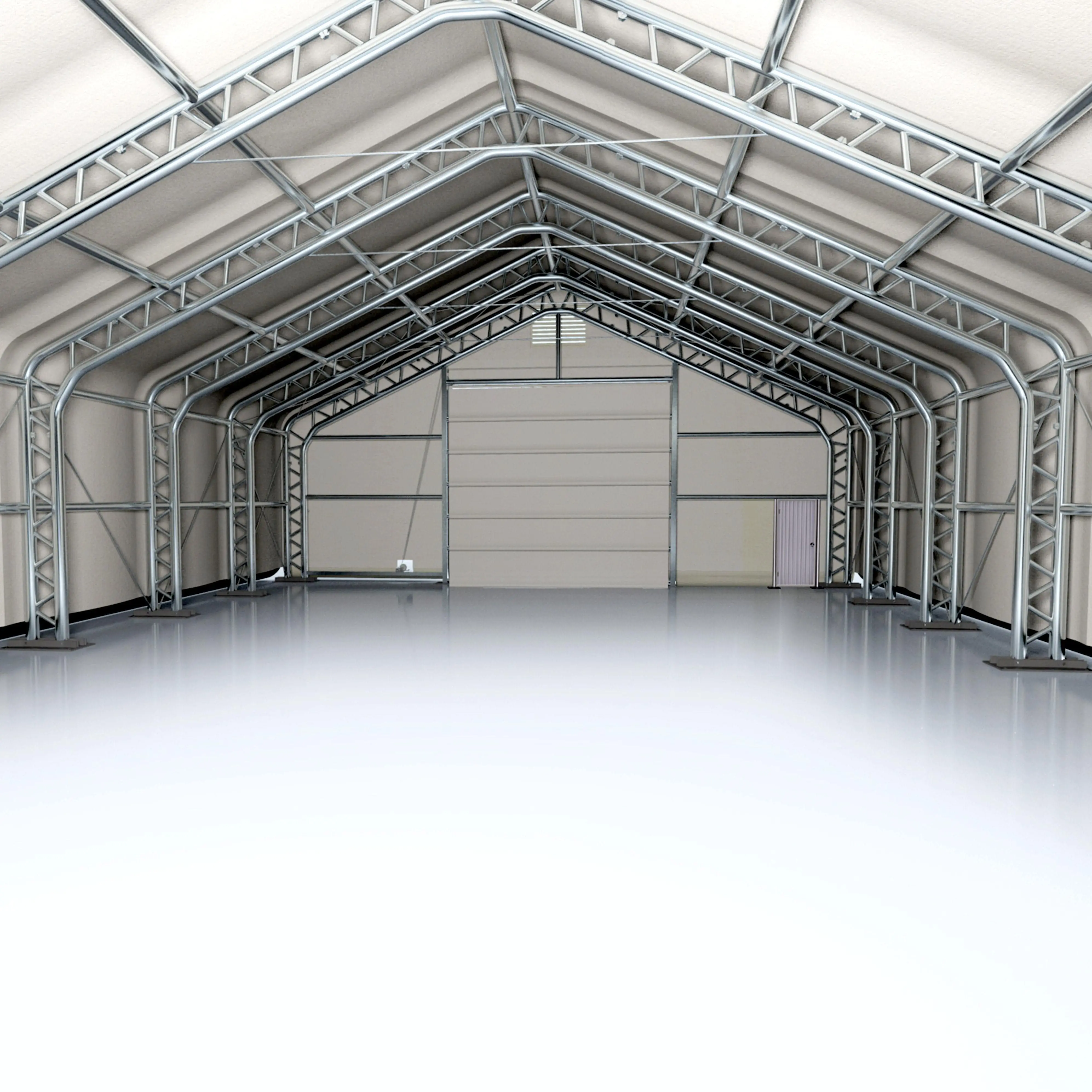 TMG Heavy Series™ 40' x 80' Dual Truss Storage Shelter with Heavy Duty 21 oz PVC Cover & Drive Through Doors, TMG-DT4081-PRO (Discontinued – No Longer Available) - Image 15