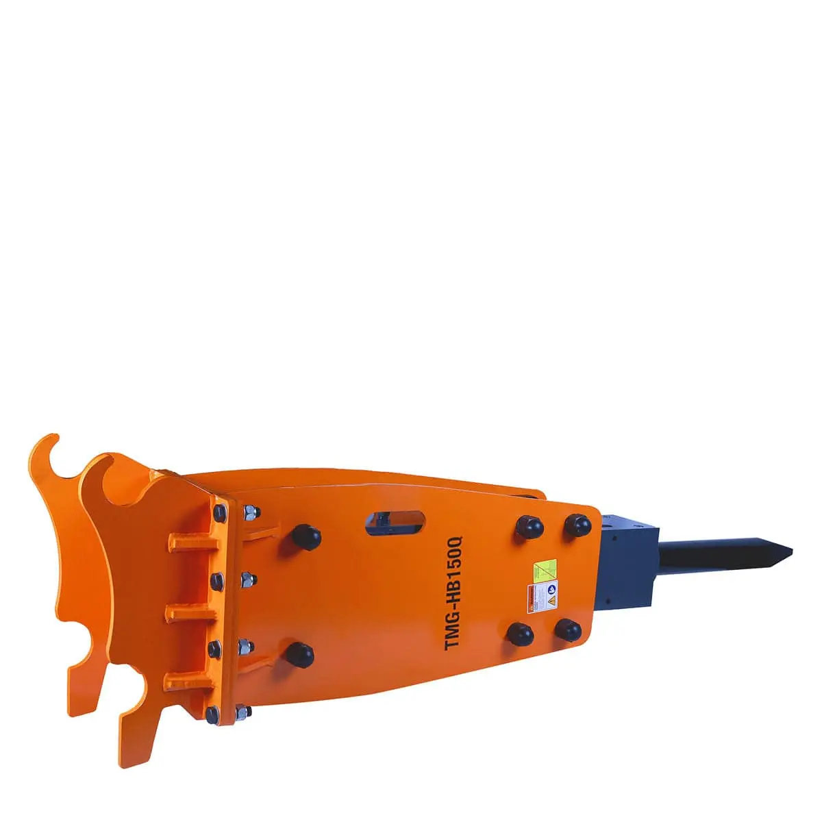 10-15 Ton Quick-Change Hydraulic Breaker, 4'' Moil Point Chisel, 400-700BPM TMG-HB150Q - Image 8