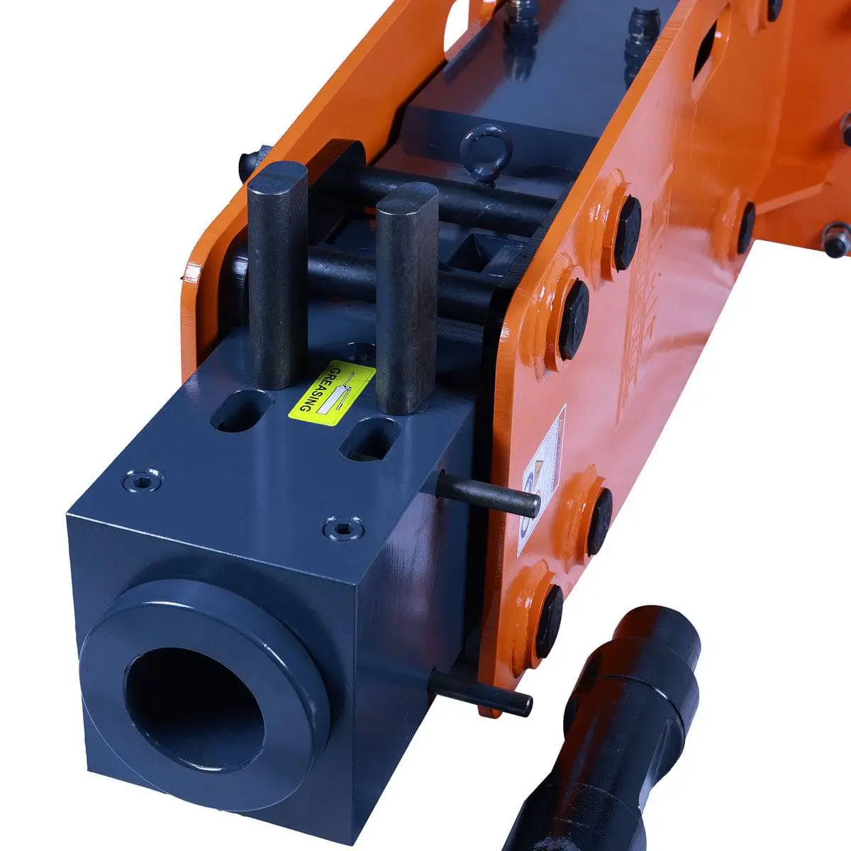 10-15 Ton Quick-Change Hydraulic Breaker, 4'' Moil Point Chisel, 400-700BPM TMG-HB150Q - Image 9