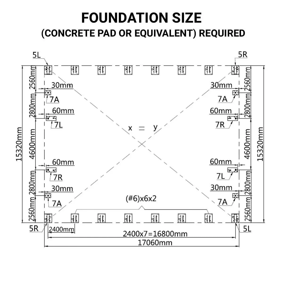TMG Heavy Series™ 50' x 55' Dual Truss Storage Shelter with Heavy Duty 32 oz PVC Cover & Drive Through Doors, TMG-DT5055-PRO - Image 13