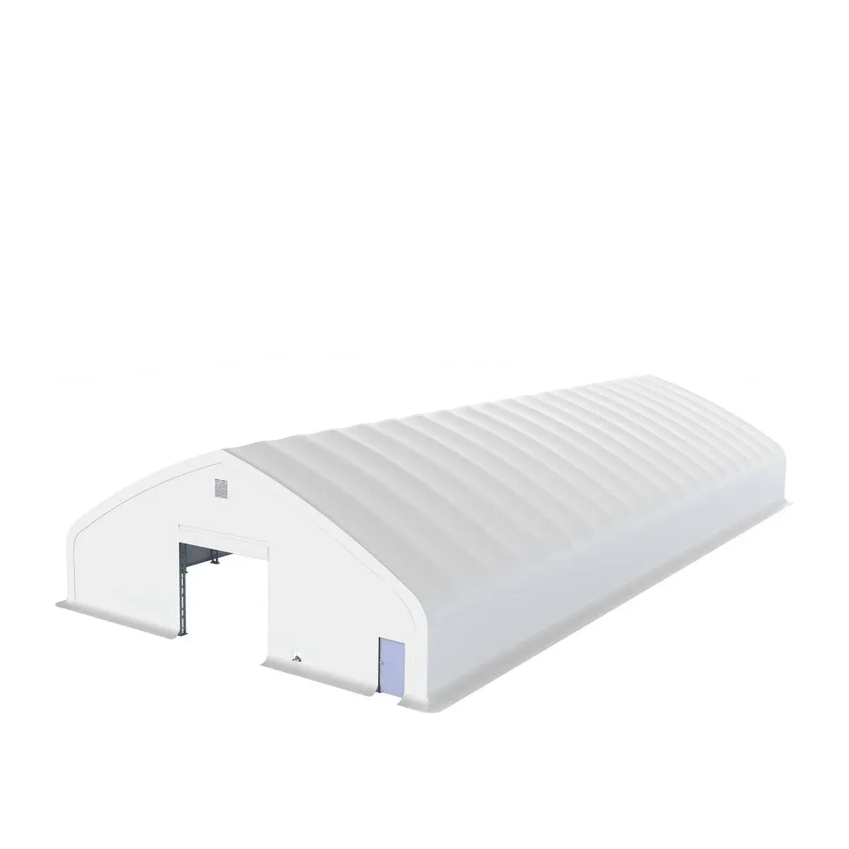 TMG Heavy Series™ 60' Wide Dual Truss Storage Shelter with Heavy Duty 32oz PVC Cover (available lengths: 80', 100', 120' and 150'), TMG-DT6000 - Image 3