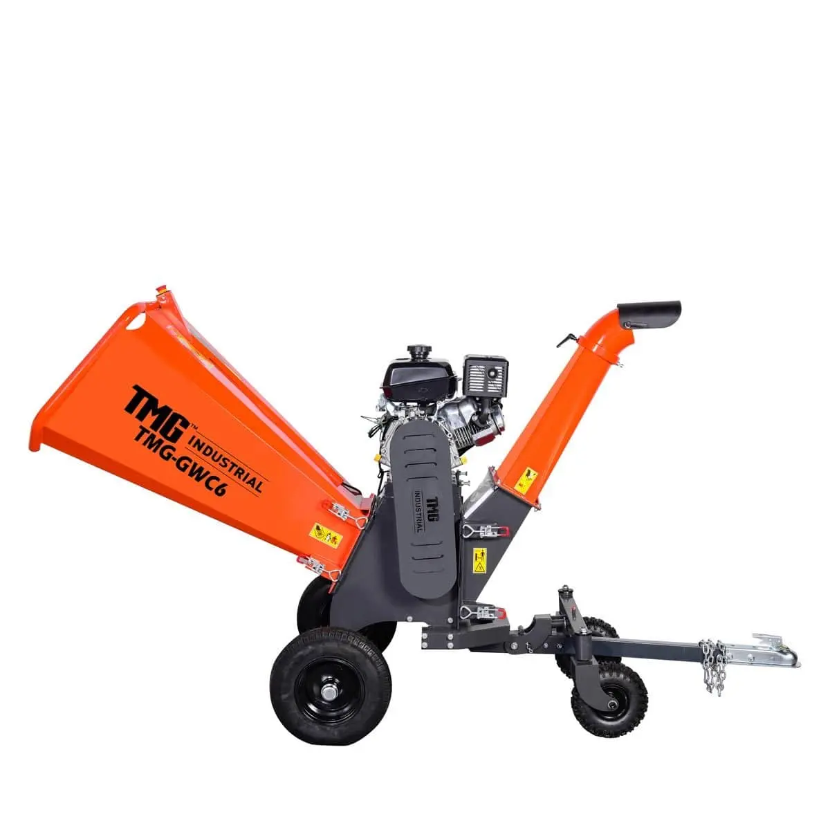 TMG Heavy Series™ 6" Wood Chipper Powered by Kohler 14 HP Command Engine, ATV Tow-Behind, 12'' Reversible Blade, Dual Belt Drive, TMG-GWC6 - Image 3