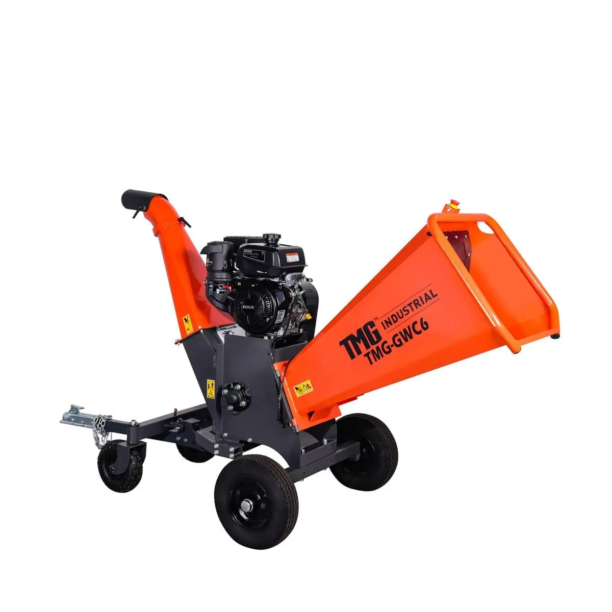 TMG Heavy Series™ 6" Wood Chipper Powered by Kohler 14 HP Command Engine, ATV Tow-Behind, 12'' Reversible Blade, Dual Belt Drive, TMG-GWC6 - Image 7