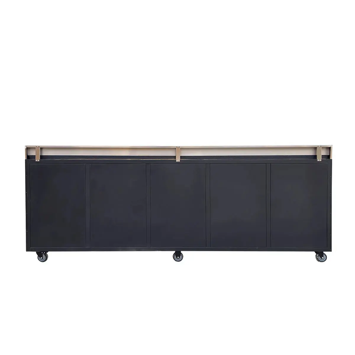 TMG Heavy Series™ 9-Ft 20 Drawer Stainless Steel Table Top Workbench, Double Slide Lockable Drawers, All-in-one Welded Frame, TMG-WB920(previously TMG-WB20DS) - Image 3