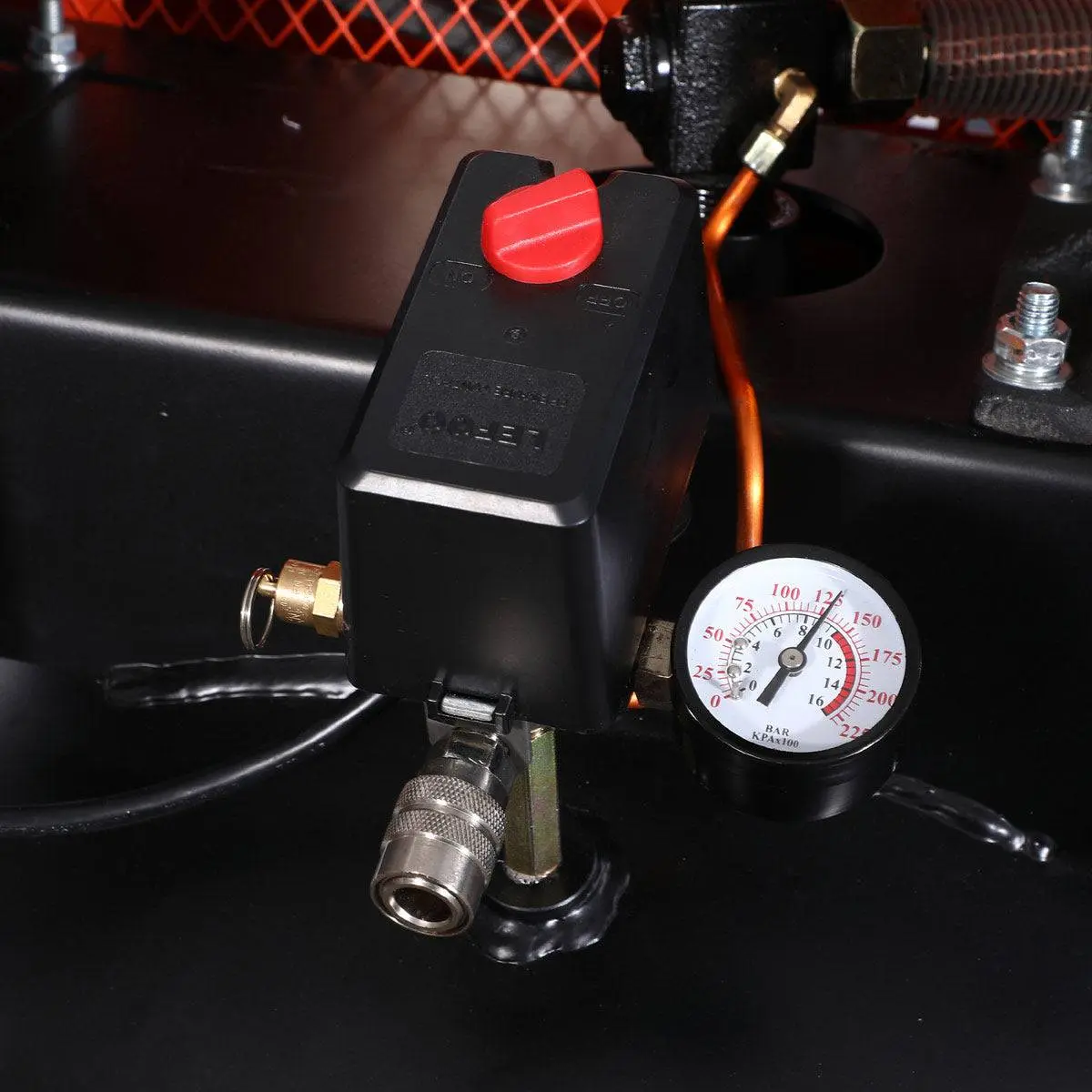 60 Gallon 5 HP Stationary Electric Air Compressor, 5 Min Fill Time, 230V Induction Motor, Single Stage, TMG-ACE65 - Image 10