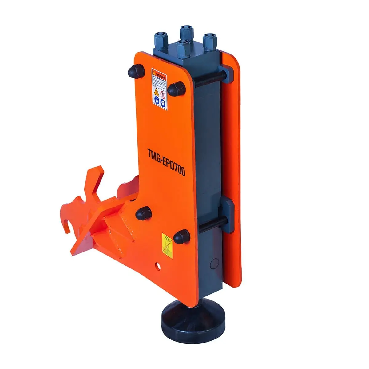 Excavator Hydraulic Post Pounder, Post Driver, 8" Post Diameter, 700 Ft-lb Energy, TMG-EPD700 - Image 6