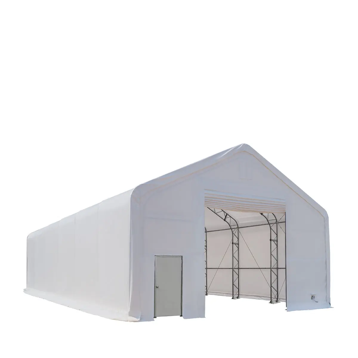 30' x 60' Dual Truss Storage Shelter with Heavy Duty 17 oz PVC Cover & Drive Through Doors TMG-DT3062 (Previously TMG-DT3061) - Image 5