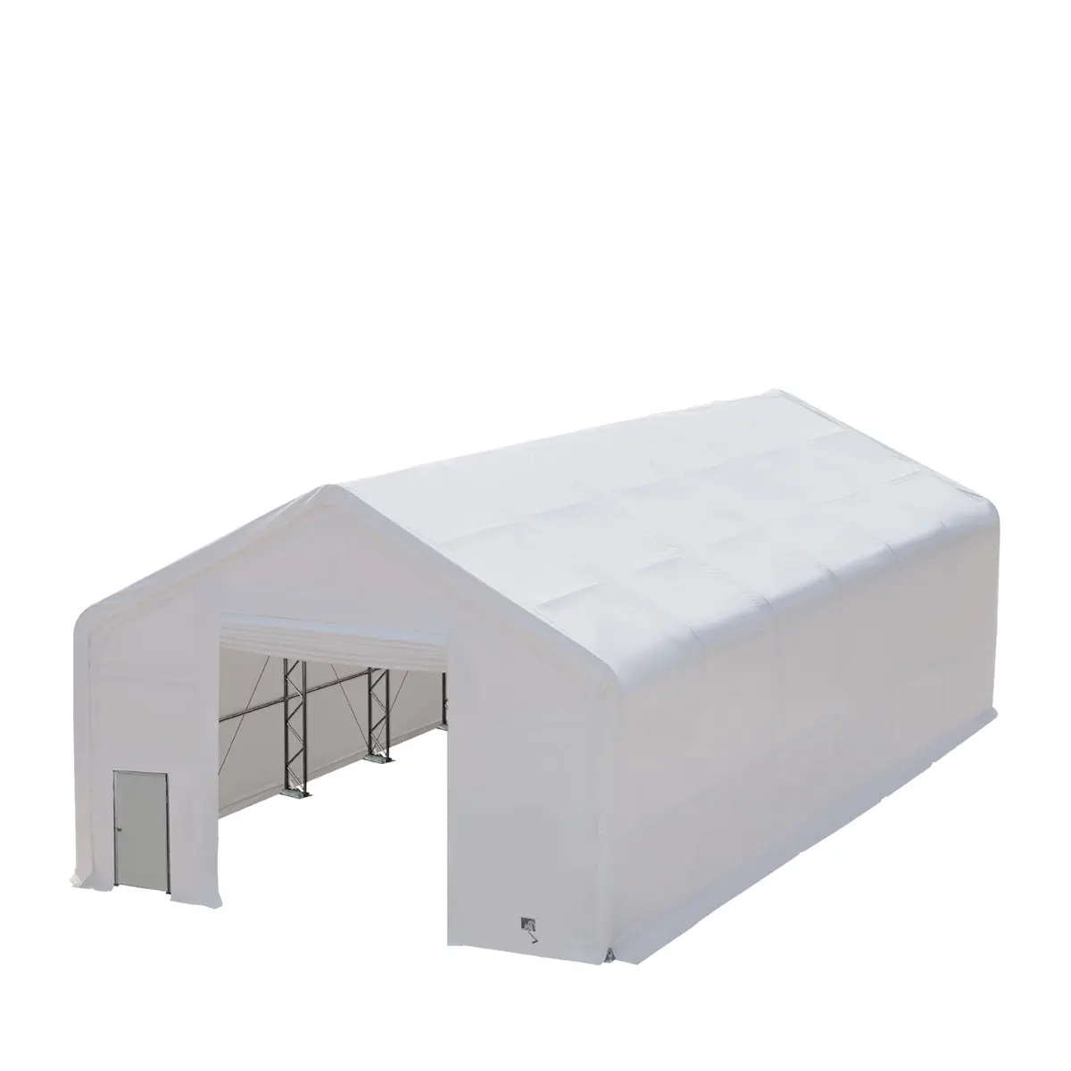 30' x 60' Dual Truss Storage Shelter with Heavy Duty 17 oz PVC Cover & Drive Through Doors TMG-DT3062 (Previously TMG-DT3061) - Image 6