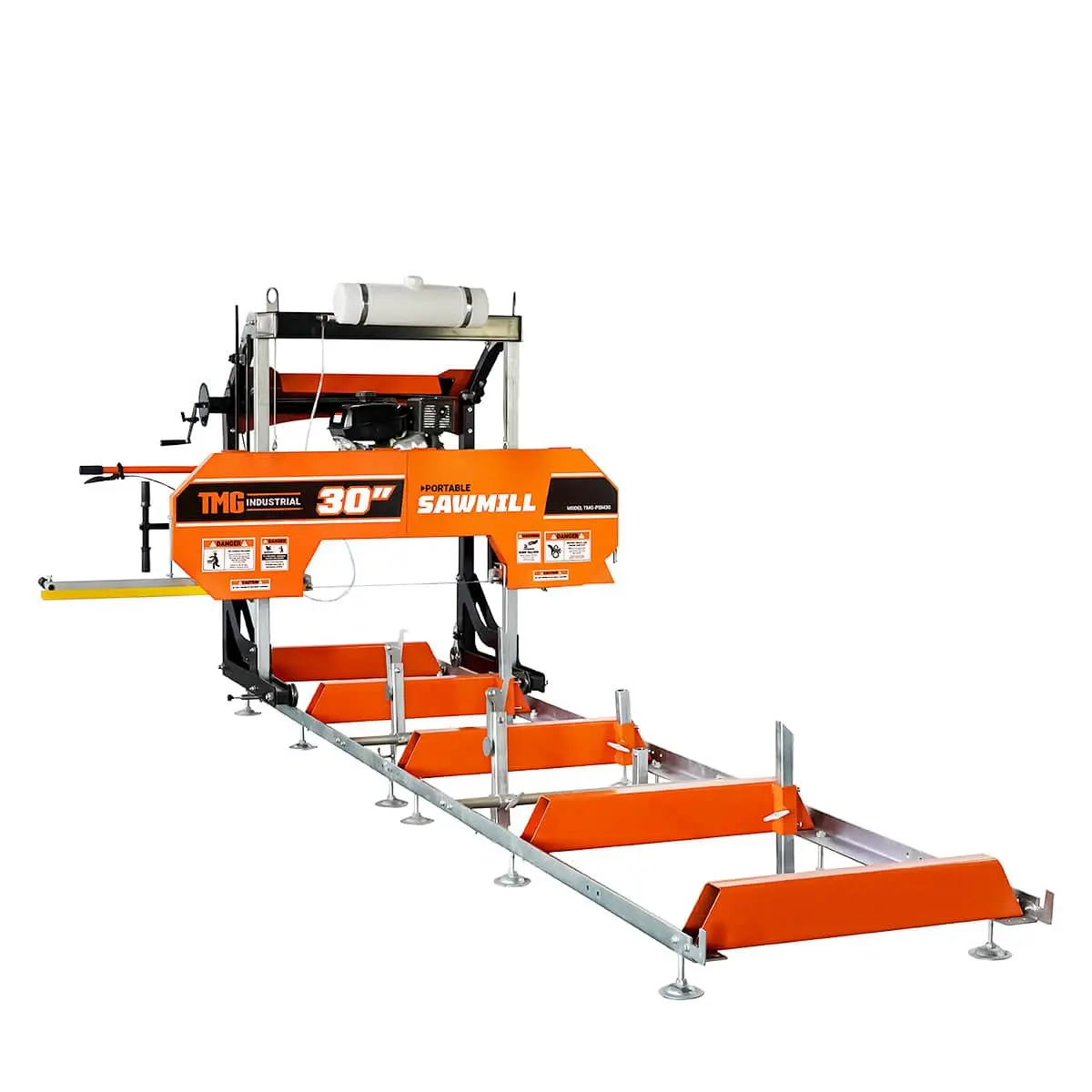 Portable 30" Sawmill with Kohler 14 HP Gas Engine – Bandsaw Mill for 12' Logs TMG-PSM30 - Image 2