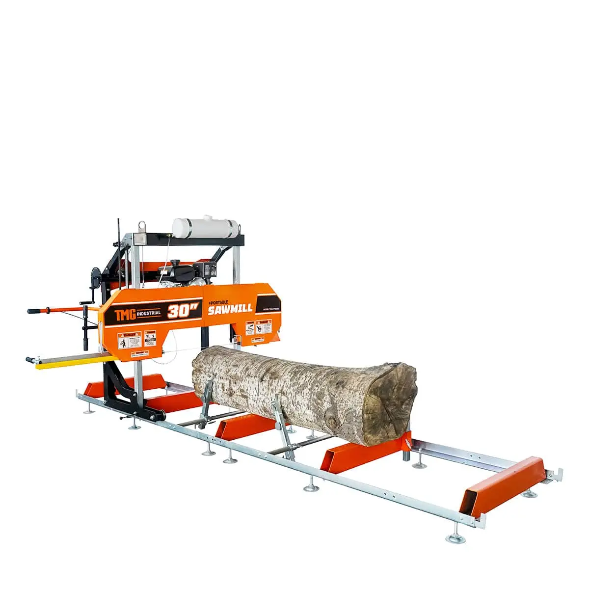 Portable 30" Sawmill with Kohler 14 HP Gas Engine – Bandsaw Mill for 12' Logs TMG-PSM30 - Image 3