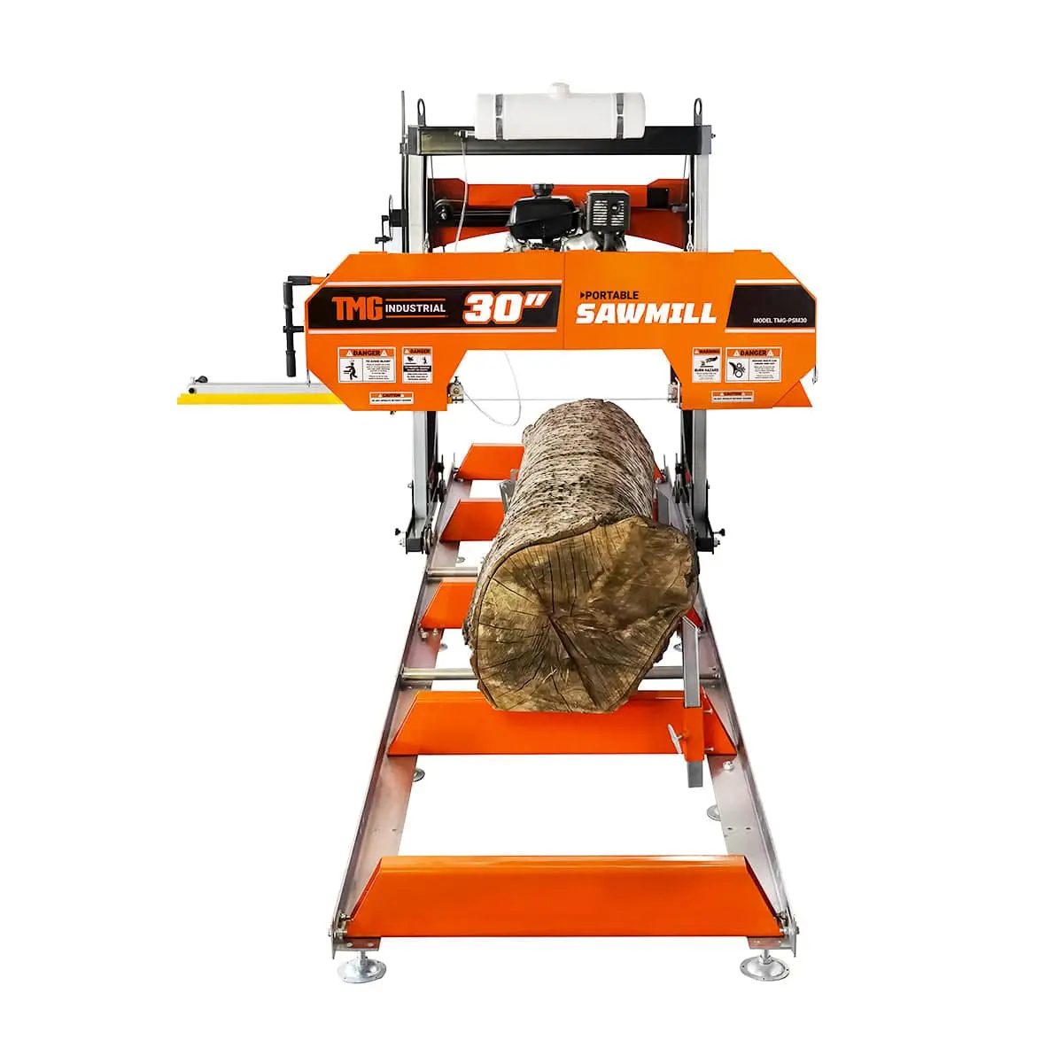 Portable 30" Sawmill with Kohler 14 HP Gas Engine – Bandsaw Mill for 12' Logs TMG-PSM30 - Image 5