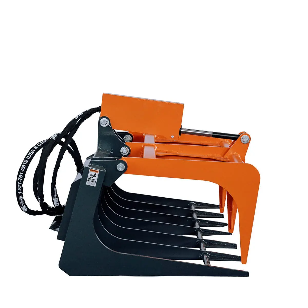 42" Mini Skid Steer Skeleton Grapple Attachment, Toro Style Mount, 24" Arm Opening, 2000 lb Weight Capacity, TMG-SG42 - Image 7