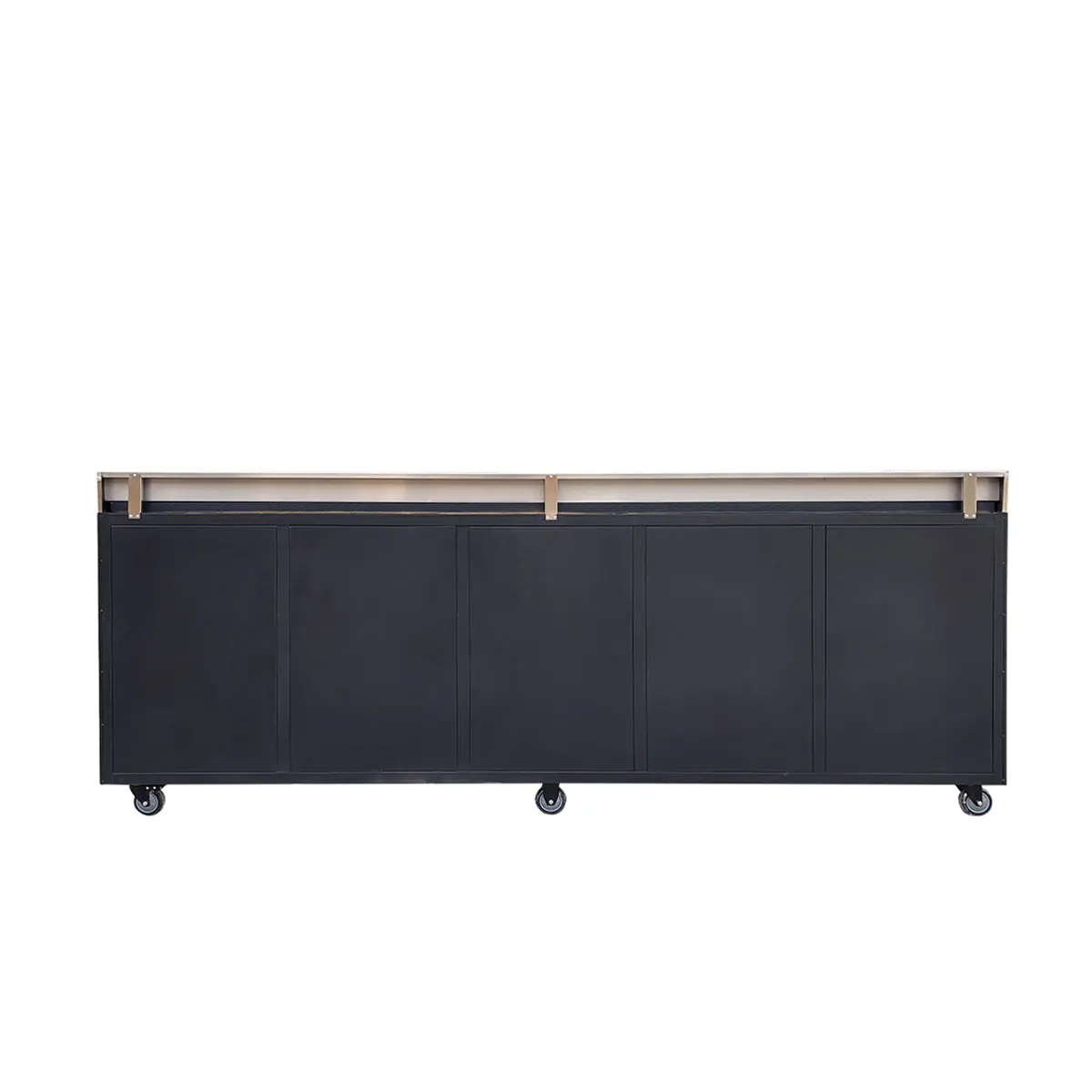 TMG Heavy Series™ 9-Ft 20 Drawer Stainless Steel Workbench, Ball Bearing Double Slides & Casters, TMG-WB921S (Previously TMG-WB21DS) - Image 4