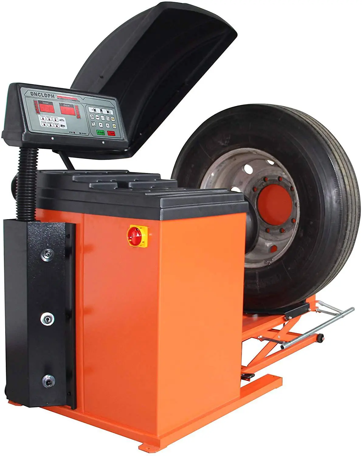 Truck Wheel Balancer, Self-Calibrating, Air Powered Lift, 13"-24" Rim, Computerized, 220 RPM, +/- 1 g of Accuracy, TMG-TWB24 - Image 2