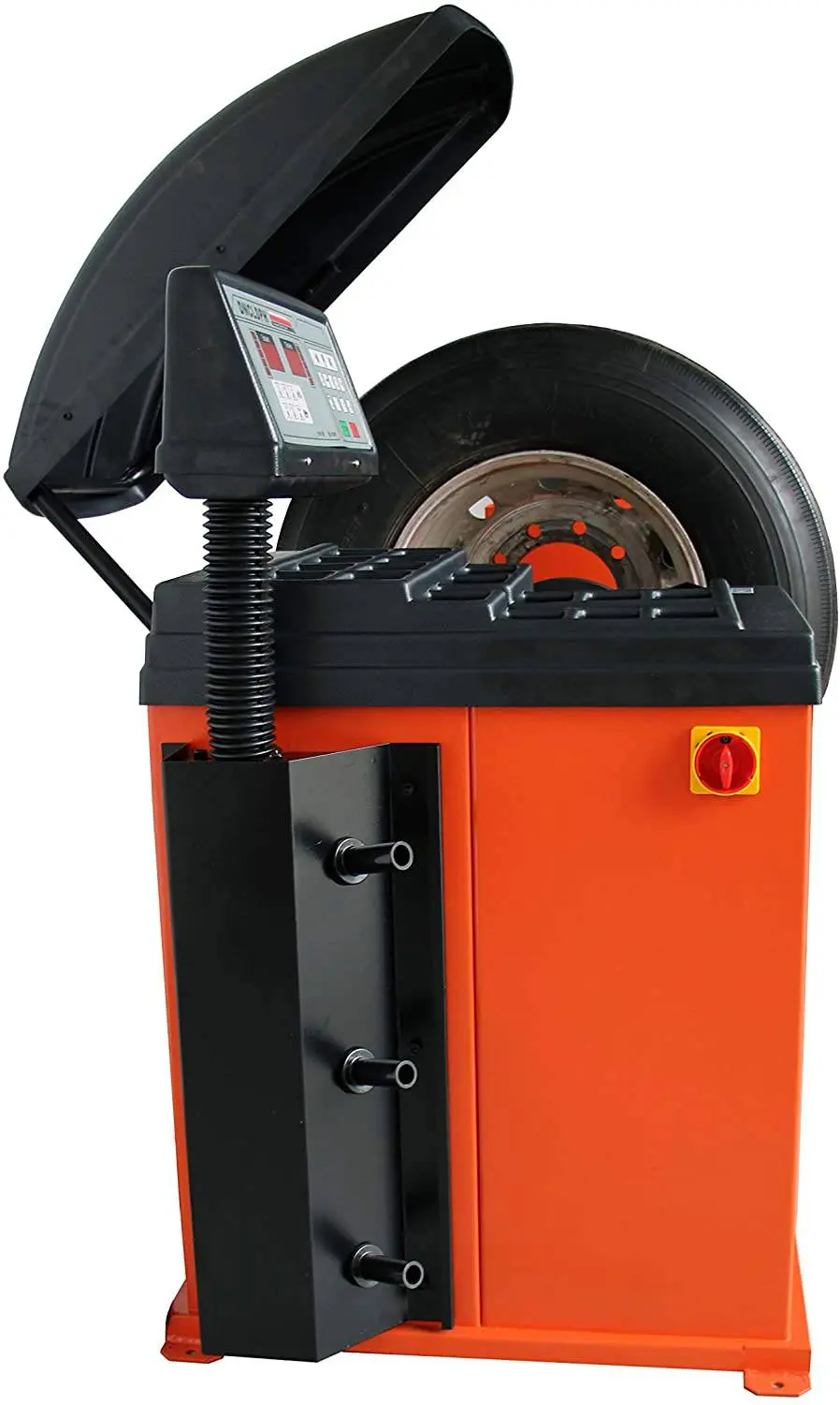 Truck Wheel Balancer, Self-Calibrating, Air Powered Lift, 13"-24" Rim, Computerized, 220 RPM, +/- 1 g of Accuracy, TMG-TWB24 - Image 3