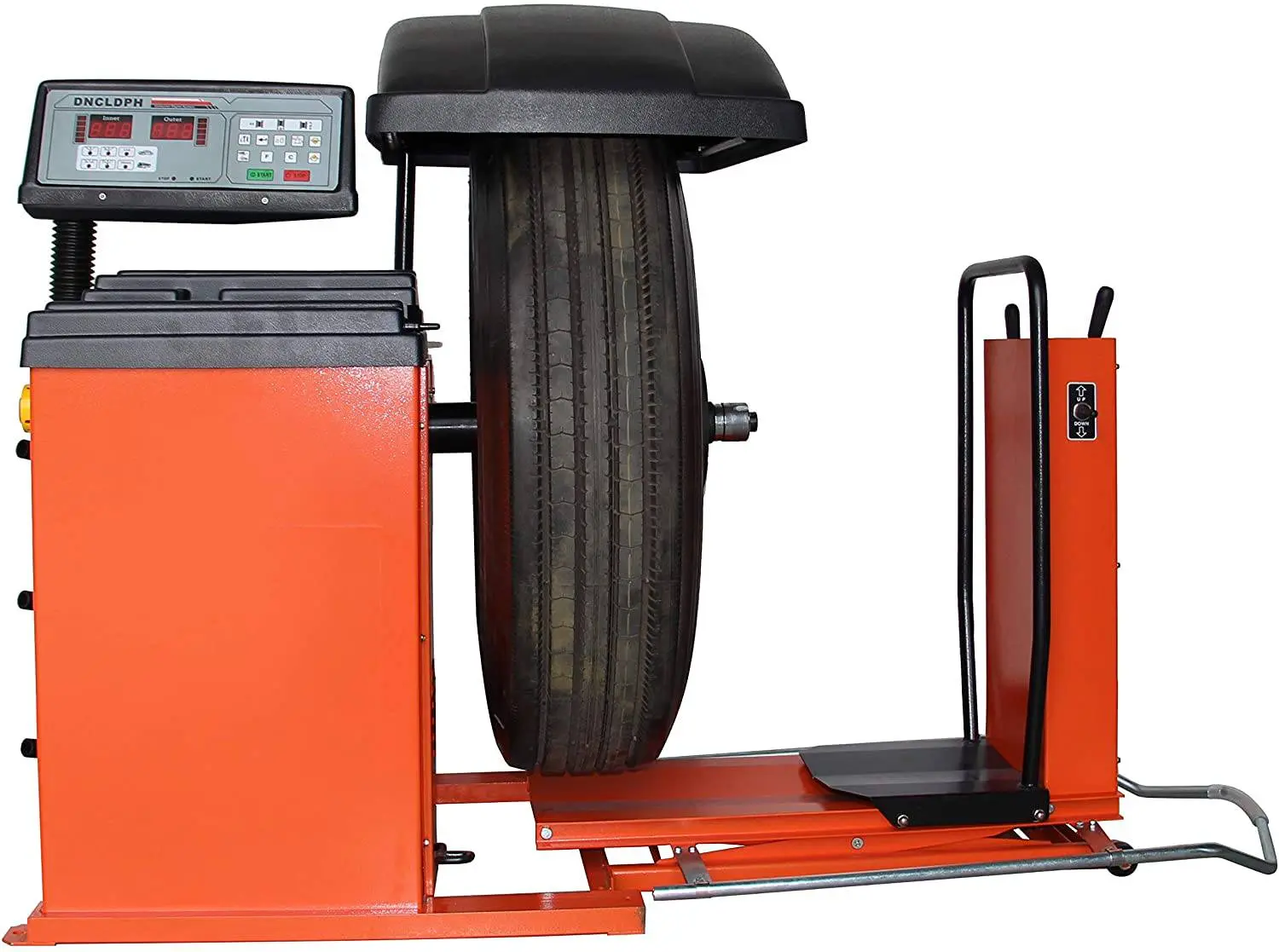Truck Wheel Balancer, Self-Calibrating, Air Powered Lift, 13"-24" Rim, Computerized, 220 RPM, +/- 1 g of Accuracy, TMG-TWB24 - Image 4
